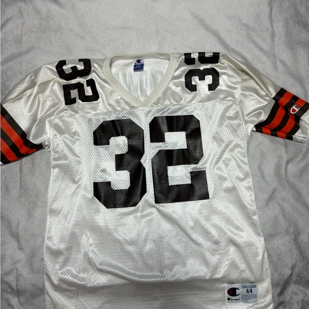 Mitchell & Ness Cleveland Browns Jersey Jim Brown 32 NFL Throwback Mens 44